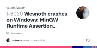 OpenGraph image for github.com/wesnoth/wesnoth/issues/6030