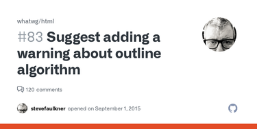 OpenGraph image for github.com/whatwg/html/issues/83