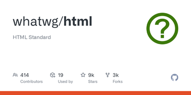 OpenGraph image for github.com/whatwg/html