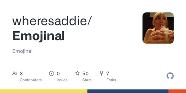 OpenGraph image for github.com/wheresaddie/Emojinal