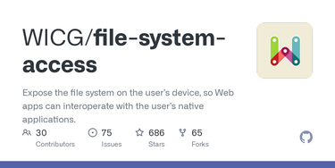 OpenGraph image for github.com/wicg/native-file-system/issues/
