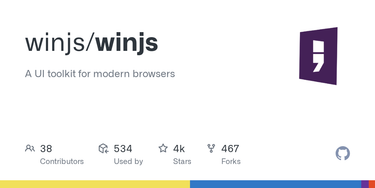 OpenGraph image for github.com/winjs/winjs