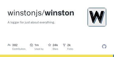 OpenGraph image for github.com/winstonjs/winston