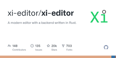 OpenGraph image for github.com/xi-editor/xi-editor