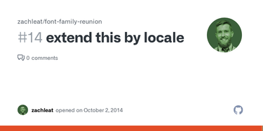 OpenGraph image for github.com/zachleat/font-family-reunion/issues/14