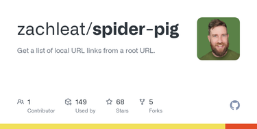 OpenGraph image for github.com/zachleat/spider-pig