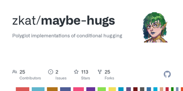 OpenGraph image for github.com/zkat/maybe-hugs