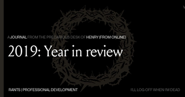 OpenGraph image for henry.codes/writing/2019-year-in-review