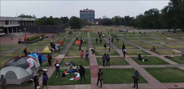 OpenGraph image for insiderpaper.com/pro-palestinian-students-camp-out-at-mexicos-largest-university/