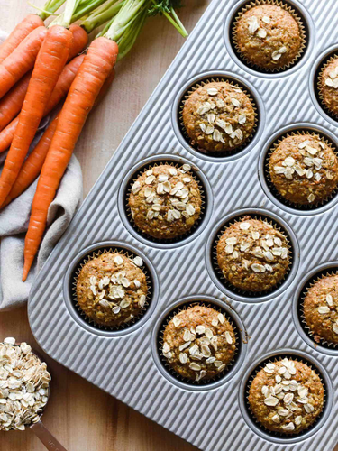 OpenGraph image for kitchenconfidante.com/simple-sundays-carrot-oat-muffins-recipe