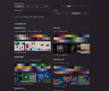 OpenGraph image for lospec.com/palette-list