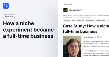 OpenGraph image for milestones.so/case-study/stagetimer