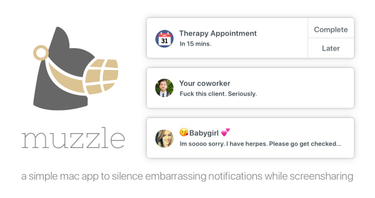 OpenGraph image for muzzleapp.com/
