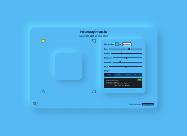 OpenGraph image for neumorphism.io/#55b9f3