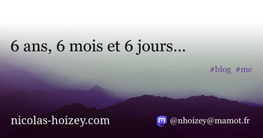OpenGraph image for nicolas-hoizey.com/2007/07/6-ans-6-mois-et-6-jours.html#comment-2867805418