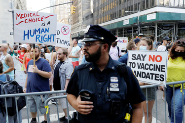 OpenGraph image for nypost.com/2021/11/01/heres-how-many-nypd-cops-are-on-unpaid-leave-over-vaccine-mandate/