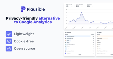 OpenGraph image for plausible.io/privacy-focused-web-analytics