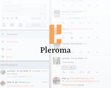 OpenGraph image for pleroma.social/