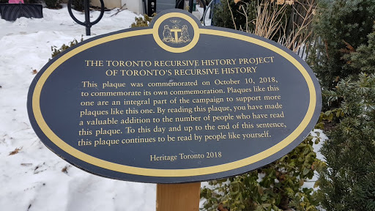 OpenGraph image for readtheplaque.com/plaque/the-toronto-recursive-history-project