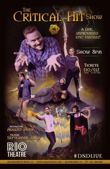 OpenGraph image for riotheatretickets.ca/events/2985-the-critical-hit-show-a-live-d-d-comedy-experience