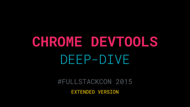 OpenGraph image for speakerdeck.com/addyosmani/chrome-devtools-deep-dive