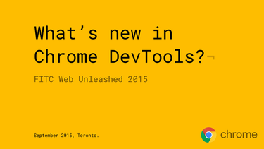 OpenGraph image for speakerdeck.com/addyosmani/whats-new-in-chrome-devtools