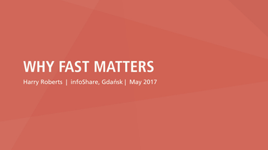 OpenGraph image for speakerdeck.com/csswizardry/why-fast-matters