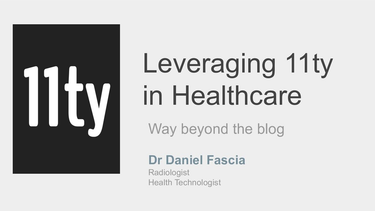 OpenGraph image for speakerdeck.com/danfascia/leveraging-11ty-in-healthcare