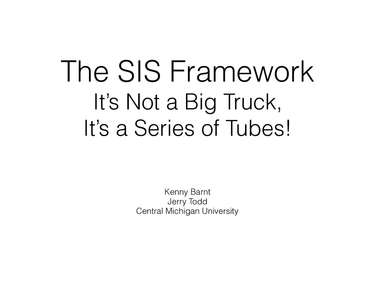 OpenGraph image for speakerdeck.com/ksbarnt/the-sis-framework-its-not-a-big-truck-its-a-series-of-tubes
