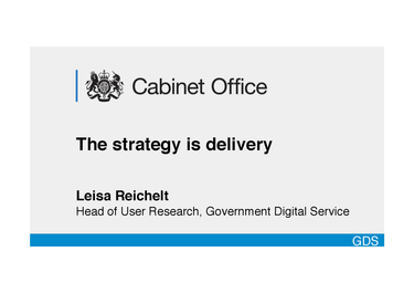 OpenGraph image for speakerdeck.com/leisa/the-ux-strategy-is-delivery-ux-brighton-may-2014