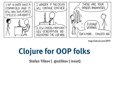 OpenGraph image for speakerdeck.com/stilkov/clojure-for-oop-folks-how-to-design-clojure-programs