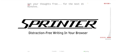 OpenGraph image for sprinter.getfreewrite.com/