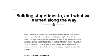 OpenGraph image for stagetimer.io/blog/building-stagetimerio/