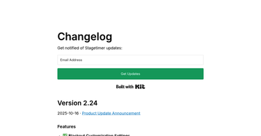 OpenGraph image for stagetimer.io/changelog/