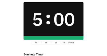 OpenGraph image for stagetimer.io/go/5-minute/