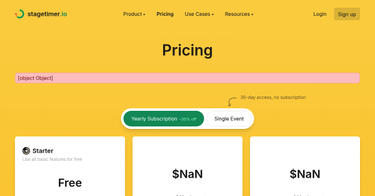 OpenGraph image for stagetimer.io/pricing/