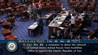 Preview image for: Senate Limits Trump's War Powers on Iran