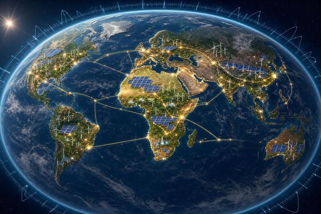 Preview image for: Global Model Shows Path to 100% Renewable Energy