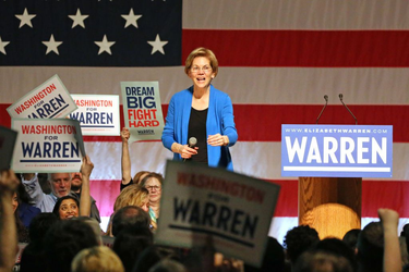 OpenGraph image for theweek.com/speedreads/897636/elizabeth-warren-rose-2nd-place-new-national-poll-after-las-vegas-debate