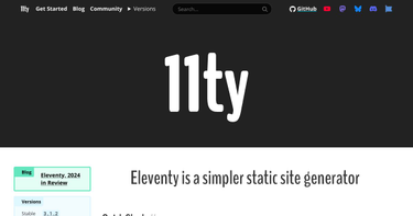 OpenGraph image for 11ty.dev/?two