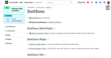 OpenGraph image for 11ty.dev/authors/daviddarnes/