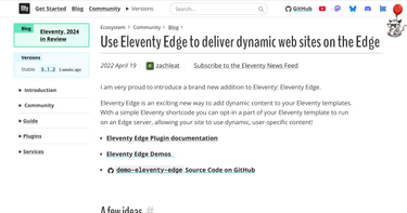OpenGraph image for 11ty.dev/blog/eleventy-edge/