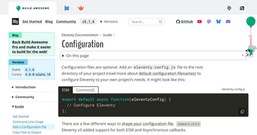 OpenGraph image for 11ty.dev/docs/config/#transforms-example-minify-html-output