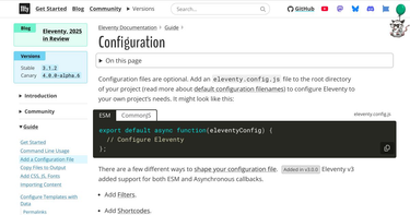 OpenGraph image for 11ty.dev/docs/config/#using-the-configuration-api