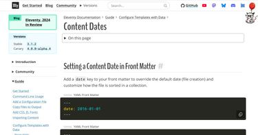 OpenGraph image for 11ty.dev/docs/dates/#setting-a-content-date-in-front-matter