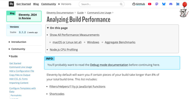 OpenGraph image for 11ty.dev/docs/debug-performance/