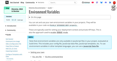 OpenGraph image for 11ty.dev/docs/environment-vars/