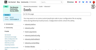 OpenGraph image for 11ty.dev/docs/events/