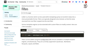 OpenGraph image for 11ty.dev/docs/filters/
