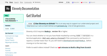 OpenGraph image for 11ty.dev/docs/getting-started/#step-4-create-some-templates